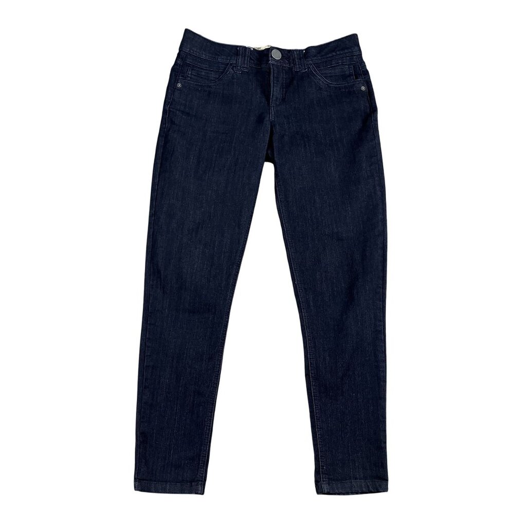 Democracy Jeans Ab-Technology Womens 4 Black Skinny Stretch Mid Rise